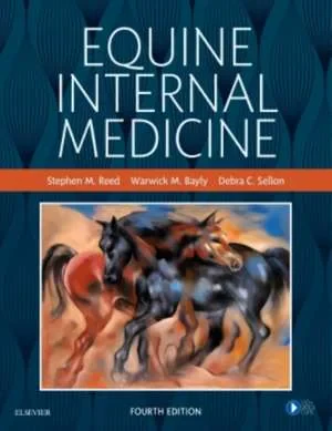 Coperta cărții "Equine Internal Medicine" de Stephen M. Reed, Warwick M. Bayly, Debra C. Sellon
