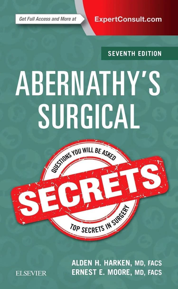 Coperta cărții "Abernathy's Surgical Secrets, 7e" de Alden H. Harken MD, Ernest E. Moore MD