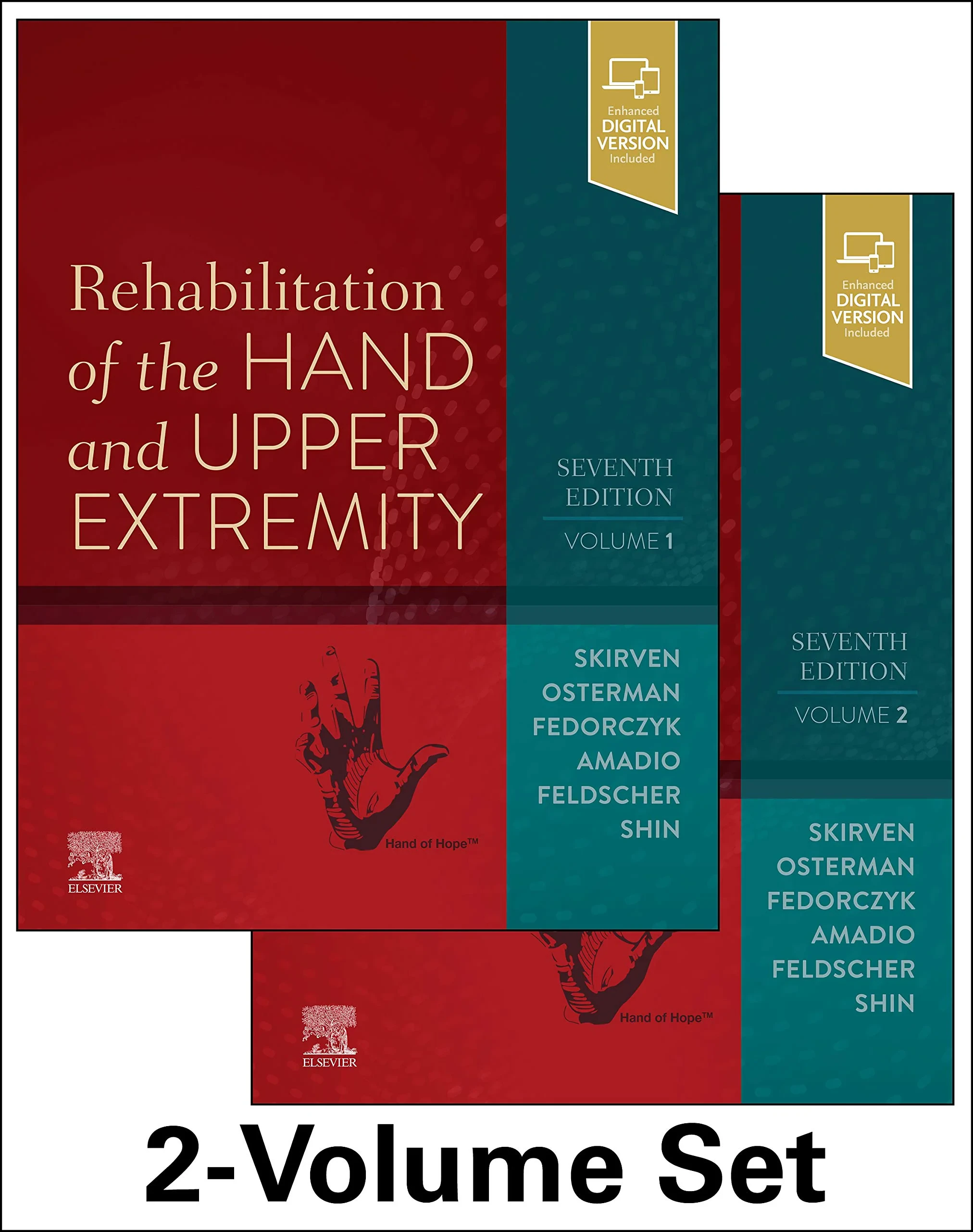 Coperta cărții "Rehabilitation of the Hand and Upper Extremity, 2-Volume Set" de Terri M. Skirven OTR/L CHT (Author), A. Lee Osterman MD (Author), Jane Fedorczyk PT PhD CHT ATC, Peter C. Amadio MD, Sheri Felder, Eon K Shin