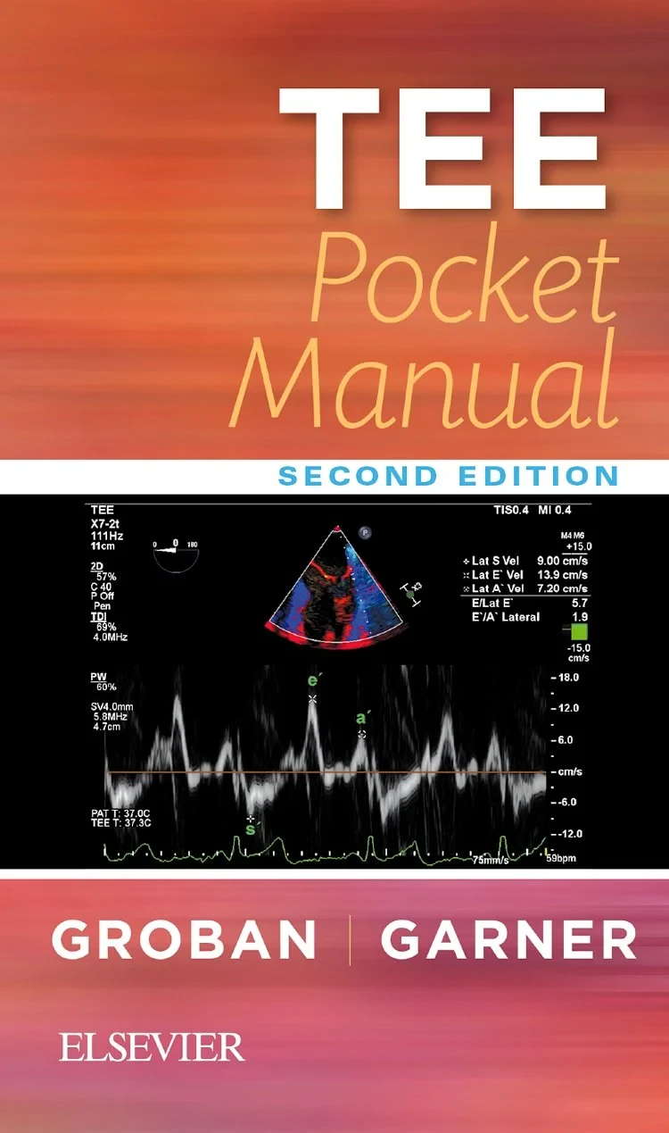 Coperta cărții "TEE Pocket Manual, 2e " de Leanne Groban MD, Chandrika Rajan Garner MD