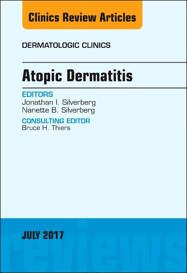 Coperta cărții "Atopic Dermatitis, An Issue of Dermatologic Clinics, Volume 35-3" de Silverberg &amp; Silverberg