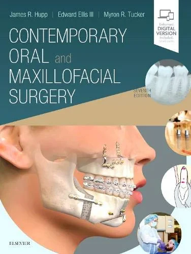 Coperta cărții "Contemporary Oral and Maxillofacial Surgery, 7e" de James R. Hupp DMD MD JD MBA, Myron R. Tucker DDS, Edward Ellis III DDS MS