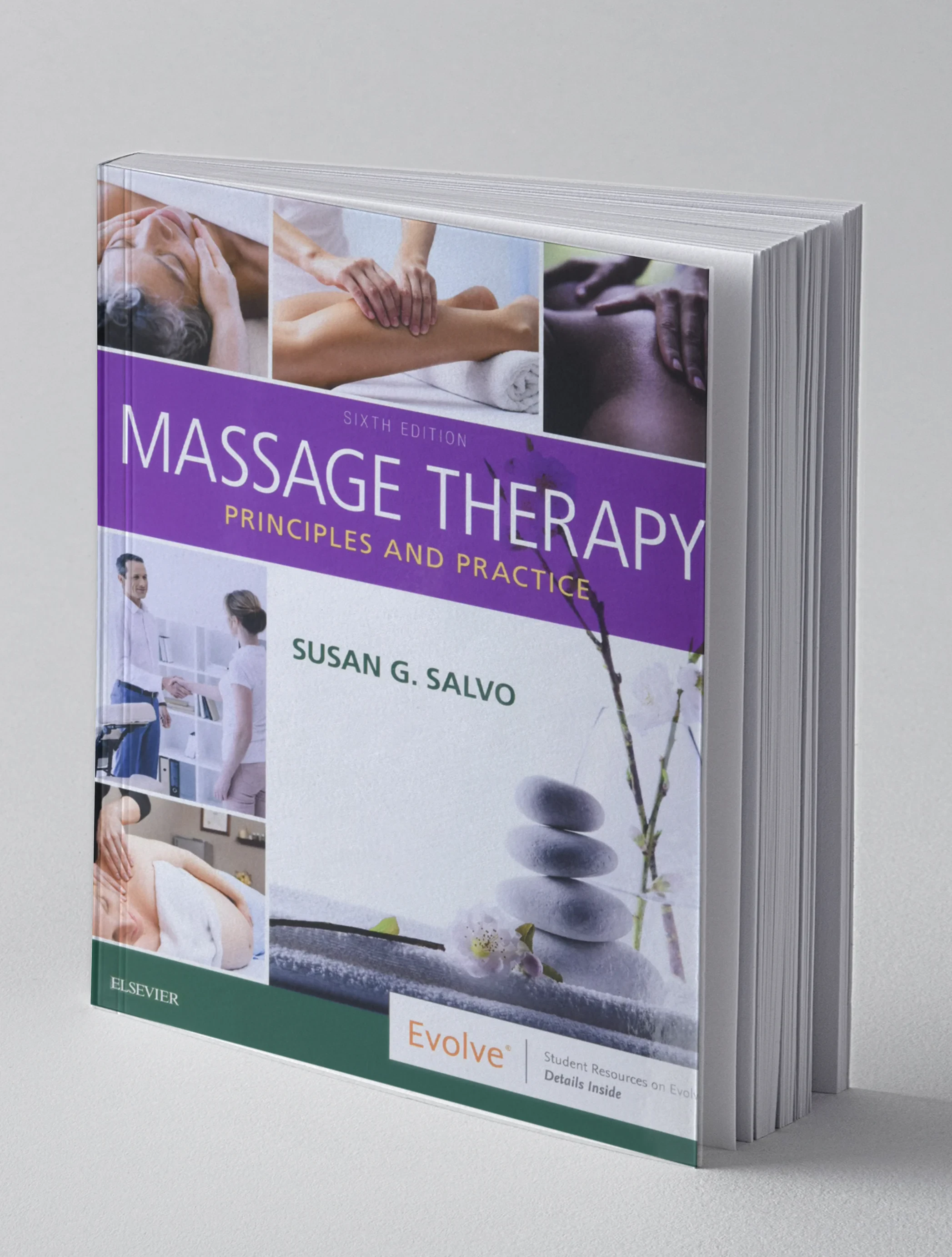 Coperta cărții "Massage Therapy: Principles and Practice, 6e" de Salvo D.Ed. LMT NTS CI BCTMB, Susan G