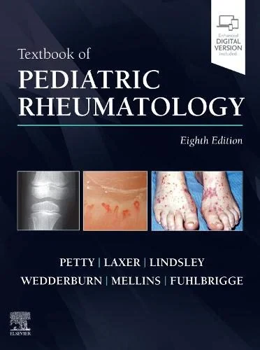 Coperta cărții "Textbook of Pediatric Rheumatology" de Ross E Petty MD PhD FRCPC, Ronald M. Laxer MDCM FRCPC, Carol B Lindsley MD FAAP MACR, Lucy Wedderburn MD MA PhD FRCP, Robert C Fuhlbrigge MD PhD, Elizabeth D. Mellins MD