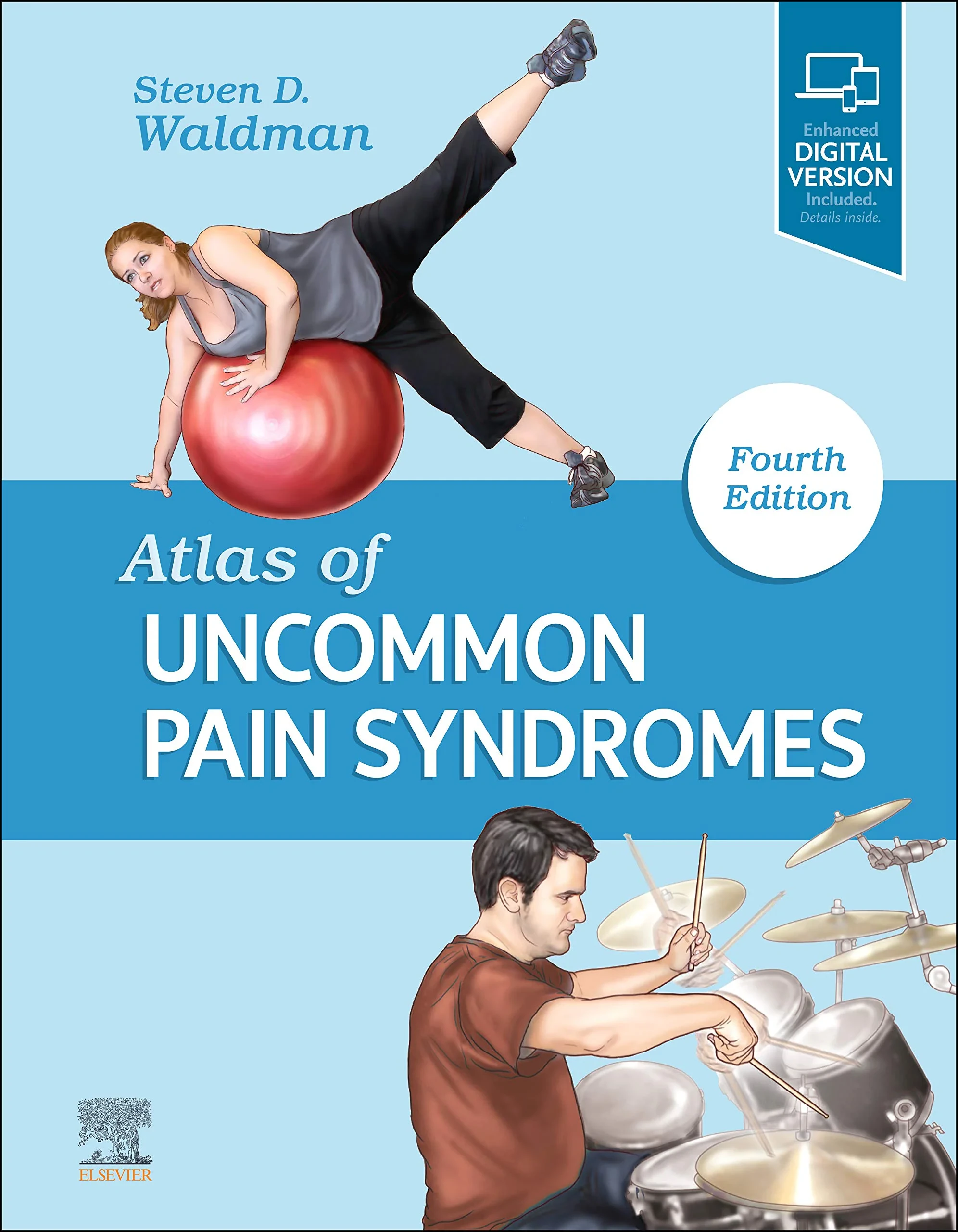 Coperta cărții "Atlas of Uncommon Pain Syndromes: Expert Consult - Online and Print " de Steven D. Waldman MD JD