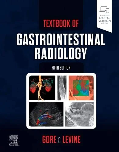 Coperta cărții "Textbook of Gastrointestinal Radiology" de Richard M. Gore, Marc S. Levine