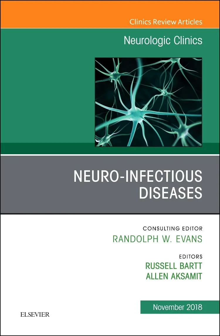 Coperta cărții "Neuro-Infectious Diseases, An Issue of Neurologic Clinics, Volume 36-4" de Bartt &amp; Aksamit Jr