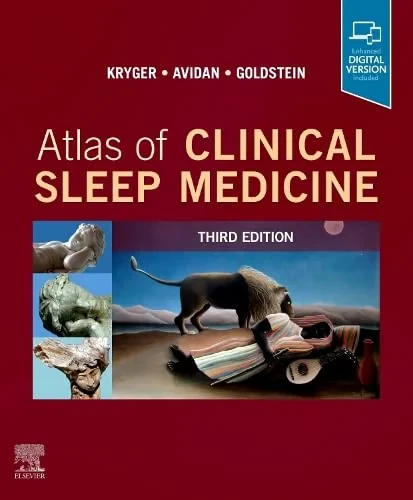 Coperta cărții "Atlas of Clinical Sleep Medicine " de Meir H. Kryger