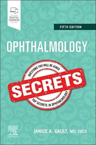 Coperta cărții "Ophthalmology Secrets " de Janice Gault MD FACS
