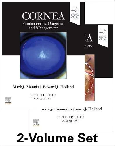 Coperta cărții "Cornea, 2-Volume Set" de Mark J Mannis MD FACS, Edward J Holland MD