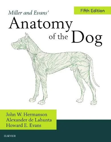 Coperta cărții "Miller's Anatomy of the Dog" de John W. Hermanson, Alexander de Lahunta