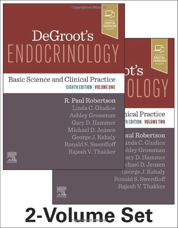 Coperta cărții "DeGroot’s Endocrinology: Basic Science and Clinical Practice" de R. Paul Robertson