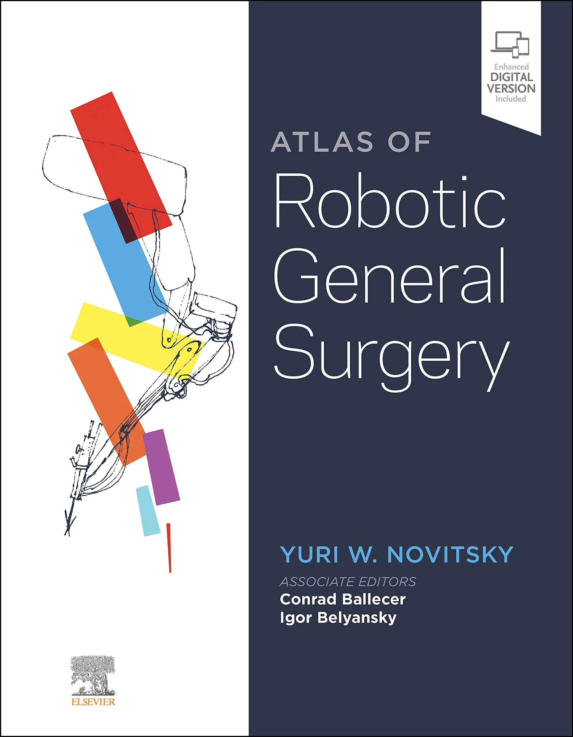 Coperta cărții "Atlas of Robotic General Surgery 1st Edition" de Yuri W. Novitsky