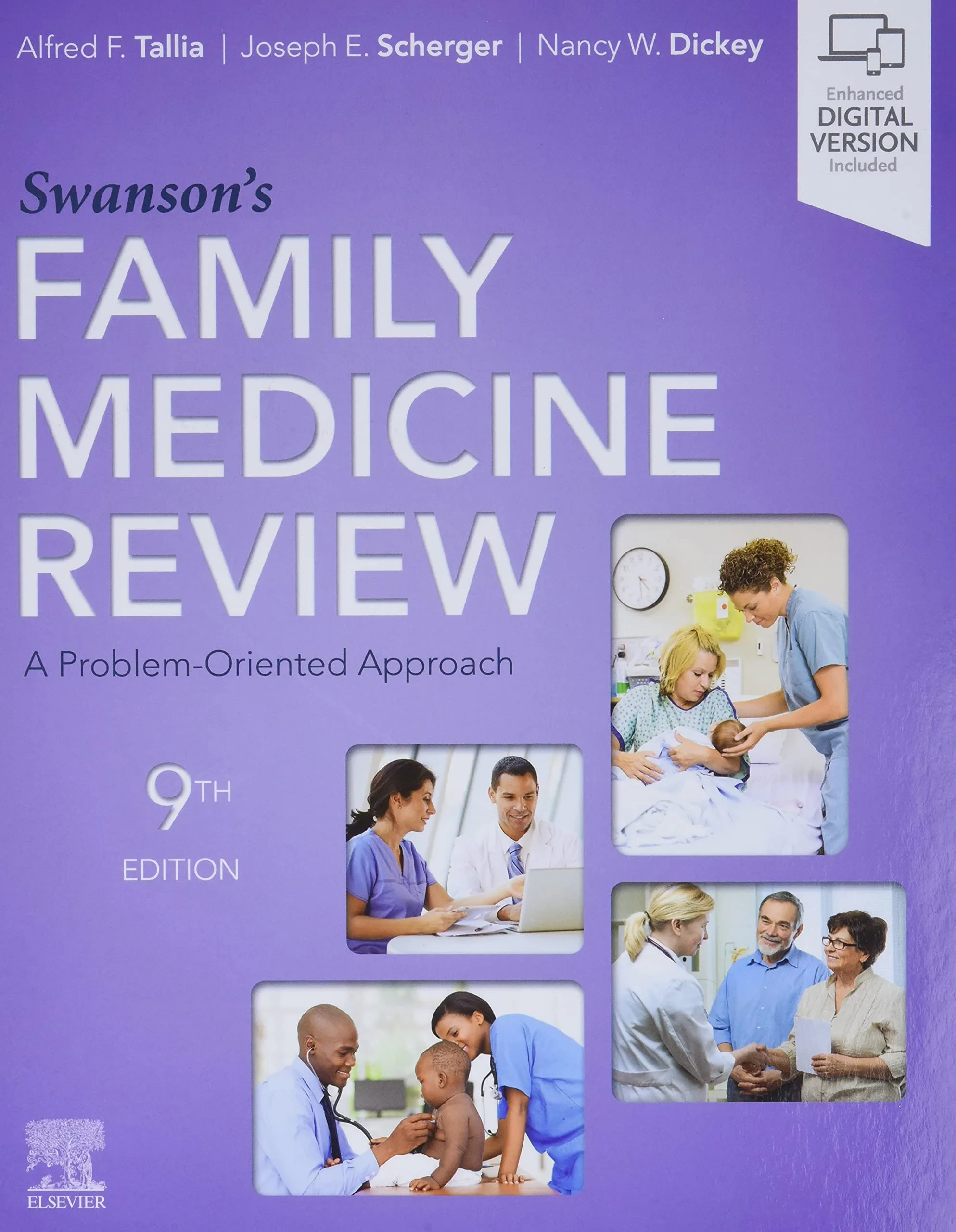Coperta cărții "Swanson's Family Medicine Review" de Alfred F. Tallia, Joseph E. Scherger, Nancy W. Dickey