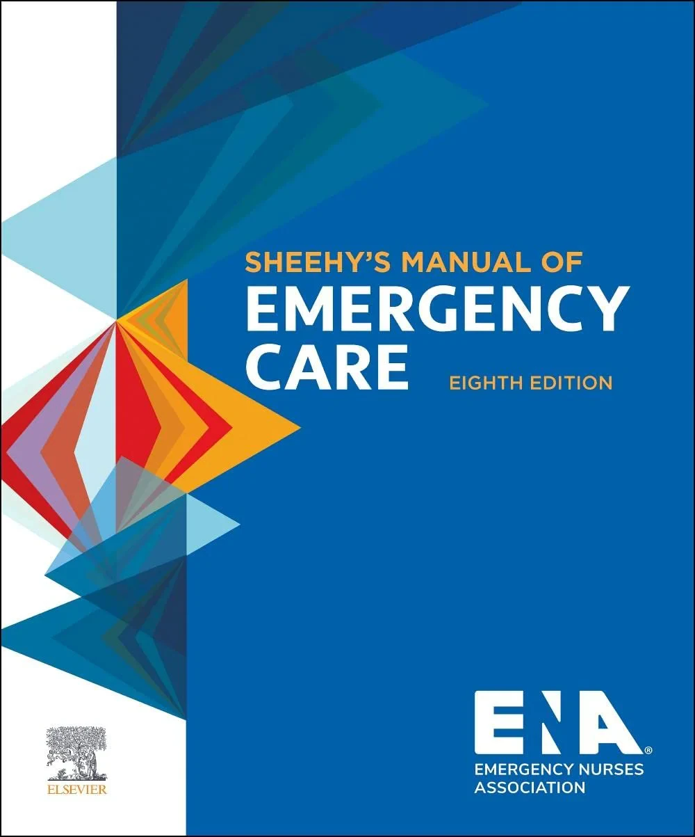 Coperta cărții "Sheehy’s Manual of Emergency Care, 8th Edition By ENA" de Emergency Nurses Association