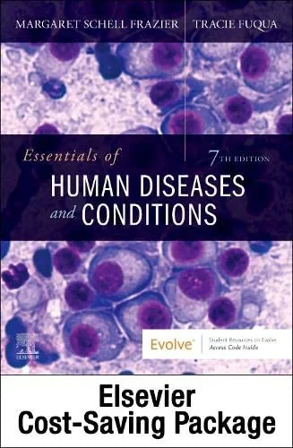 Coperta cărții "Essentials of Human Diseases and Conditions" de Frazier &amp; Fuqua