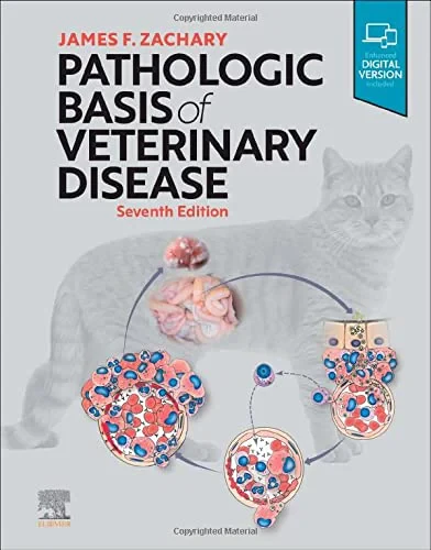 Coperta cărții "Pathologic Basis of Veterinary Disease" de James F. Zachary DVM PhD