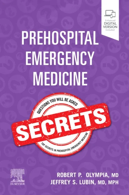 Coperta cărții "Prehospital Emergency Medicine Secrets" de Robert P. Olympia, Jeffrey S. Lubin
