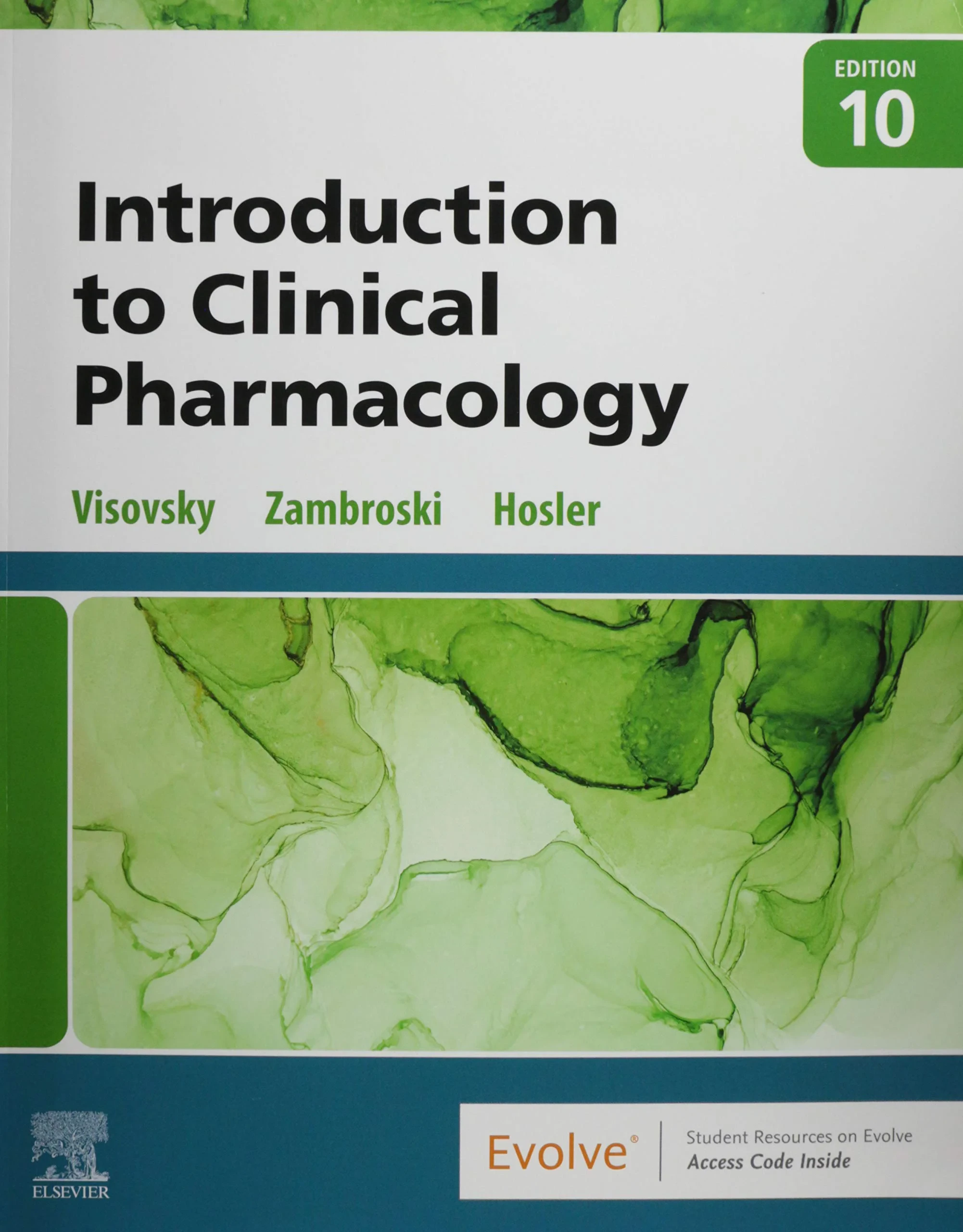 Coperta cărții "Introduction to Clinical Pharmacology" de Constance G Visovsky PhD RN ACNP-BC, Cheryl H Zambroski PhD RN, Shirley Hosler MSN RN