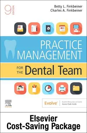 Coperta cărții "Practice Management for the Dental Team" de Betty Ladley Finkbeiner, Charles Allan Finkbeiner