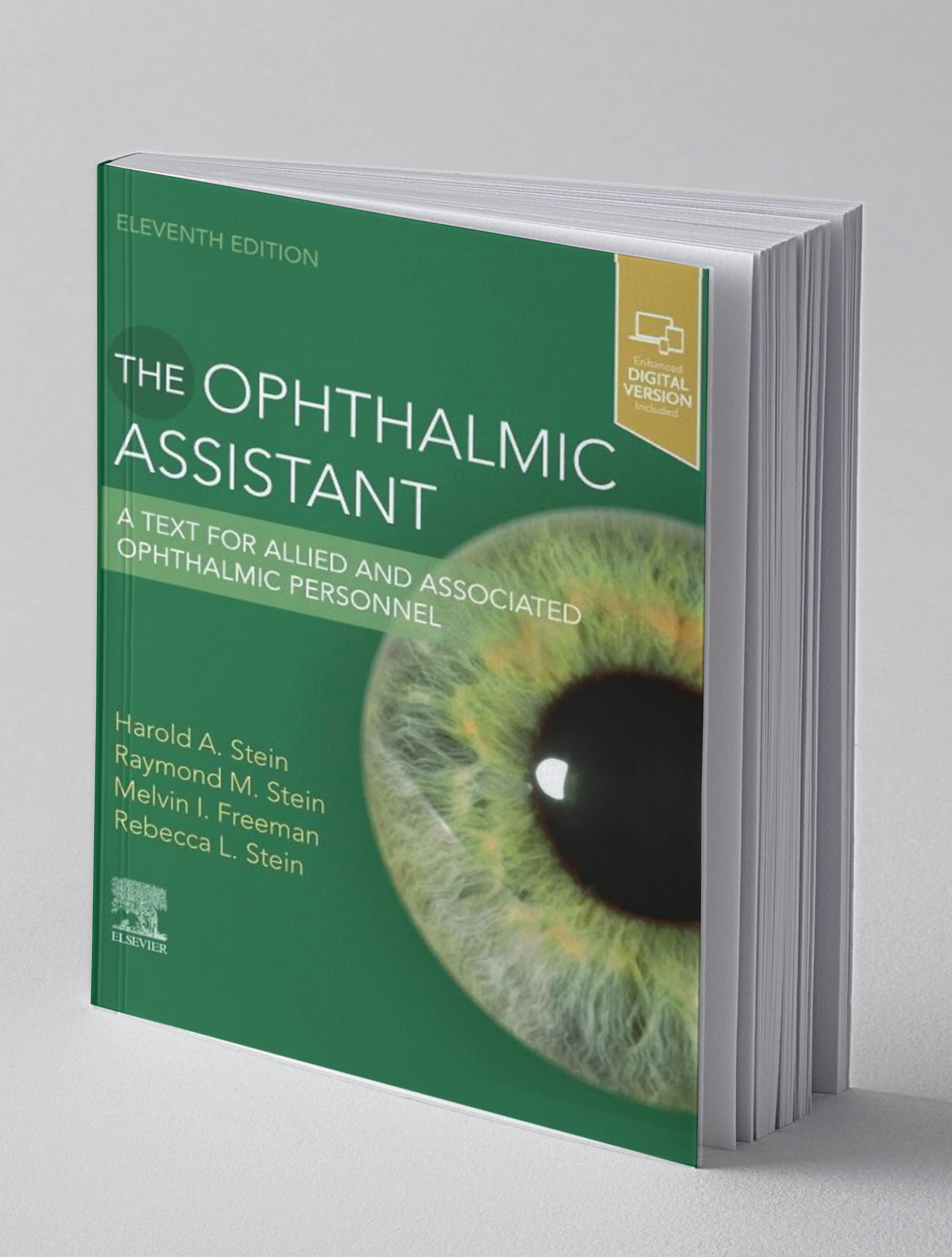 Coperta cărții "The Ophthalmic Assistant: A Text for Allied and Associated Ophthalmic Personnel" de Stein MD MSC(Ophth) FRCS(C) DOMS(London), Harold A.), Stein MD FRCS(C), Raymond M