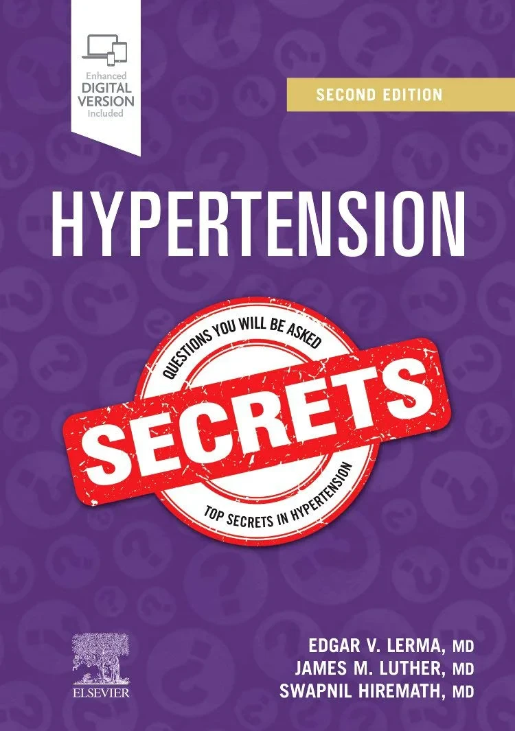 Coperta cărții "Hypertension Secrets" de Edgar V. Lerma