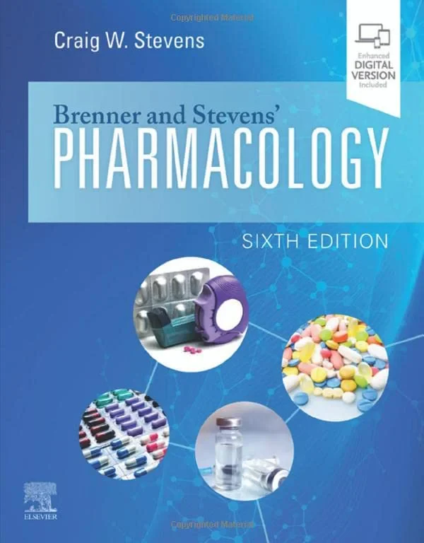 Coperta cărții "Brenner and Stevens’ Pharmacology" de Craig W. Stevens