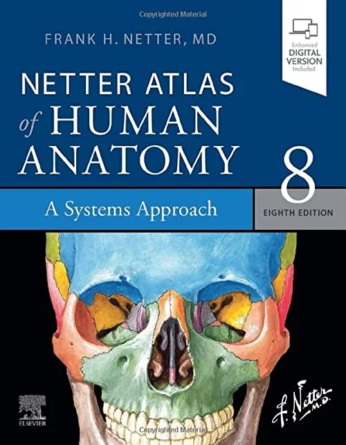 Coperta cărții "Atlas Netter. Netter Atlas of Human Anatomy: A Systems Approach" de Netter