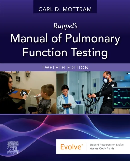Coperta cărții "Ruppel's Manual of Pulmonary Function Testing " de Carl Mottram BA RRT RPFT FAARC