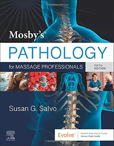 Coperta cărții "Mosby’s Pathology for Massage Professionals" de Susan G. Salvo