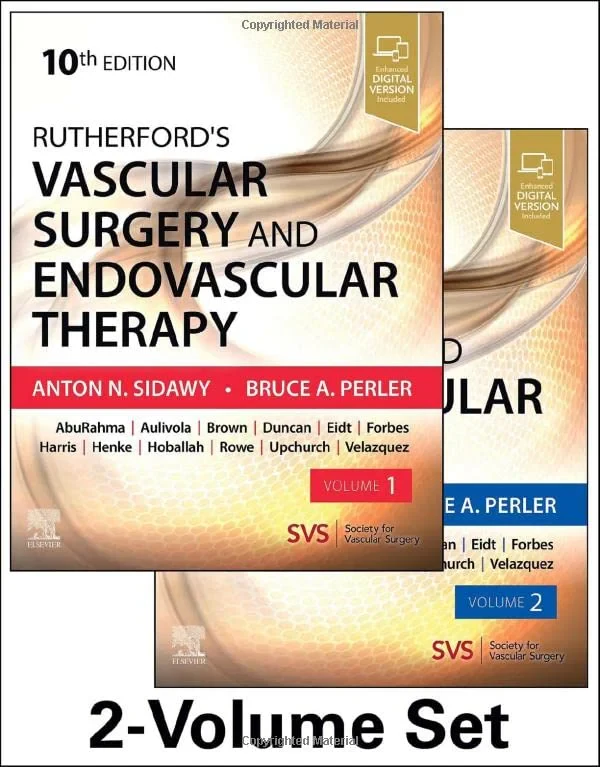 Coperta cărții "Rutherford’s Vascular Surgery and Endovascular Therapy, 2-Volume Set" de Anton P Sidawy MD MPH, Bruce A Perler MD MBA