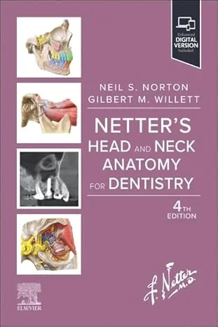 Coperta cărții "Netter’s Head and Neck Anatomy for Dentistry" de Neil S. Norton, Gilbert M. Willett