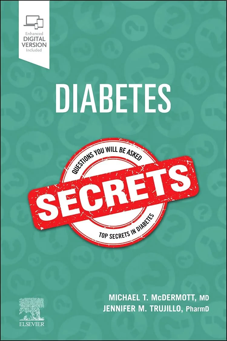 Coperta cărții "Diabetes Secrets" de Michael T. McDermott MD, Jennifer M. Trujillo PharmD BCPS CDE BC-ADM