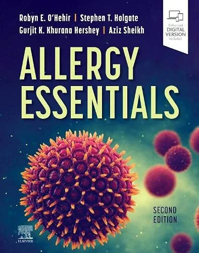 Coperta cărții "Allergy Essentials " de Robyn E O'Hehir, Stephen T Holgate, Gurjit K. Khurana Hershey, Aziz Sheikh