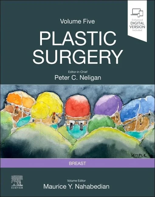 Coperta cărții "Plastic Surgery: Volume 5: Breast" de Peter C. Neligan, Maurice Y Nahabedian