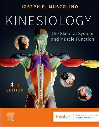 Coperta cărții "Kinesiology: The Skeletal System and Muscle Function" de Joseph E. Muscolino DC