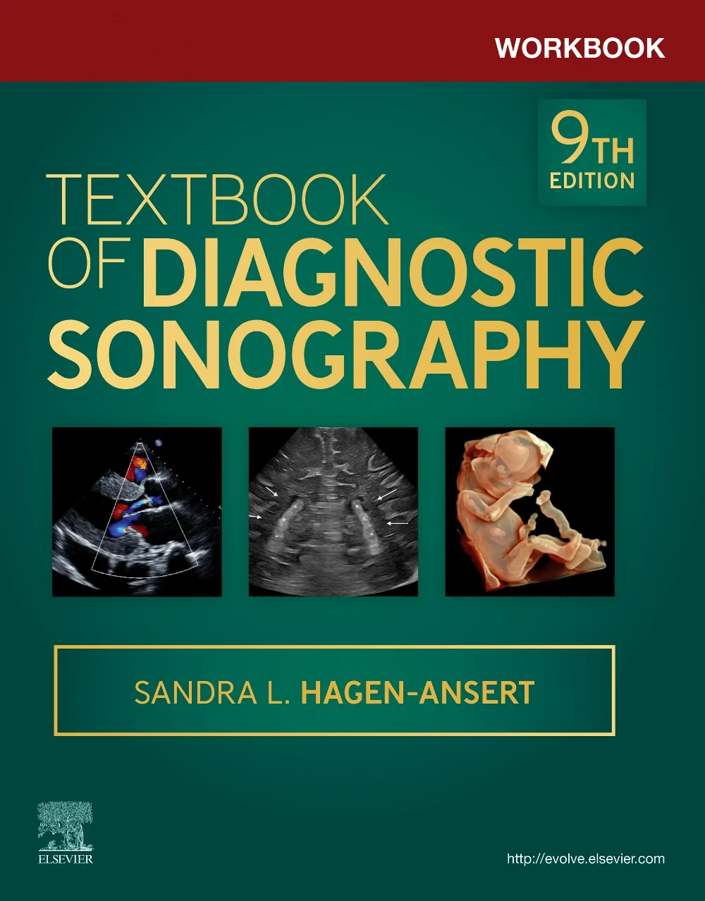 Coperta cărții "Workbook for Textbook of Diagnostic Sonography, 9th Edition" de Sandra L. Hagen-Ansert
