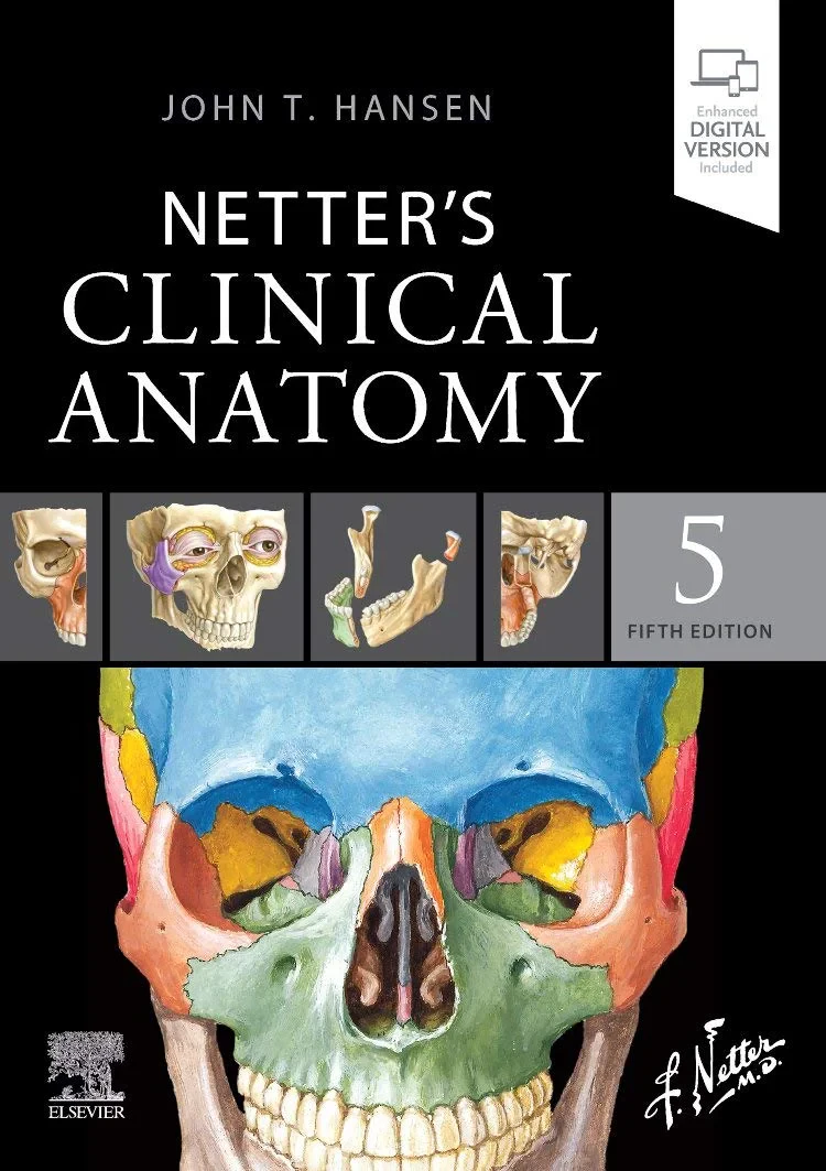 Coperta cărții "Netter’s Clinical Anatomy" de John T. Hansen PhD
