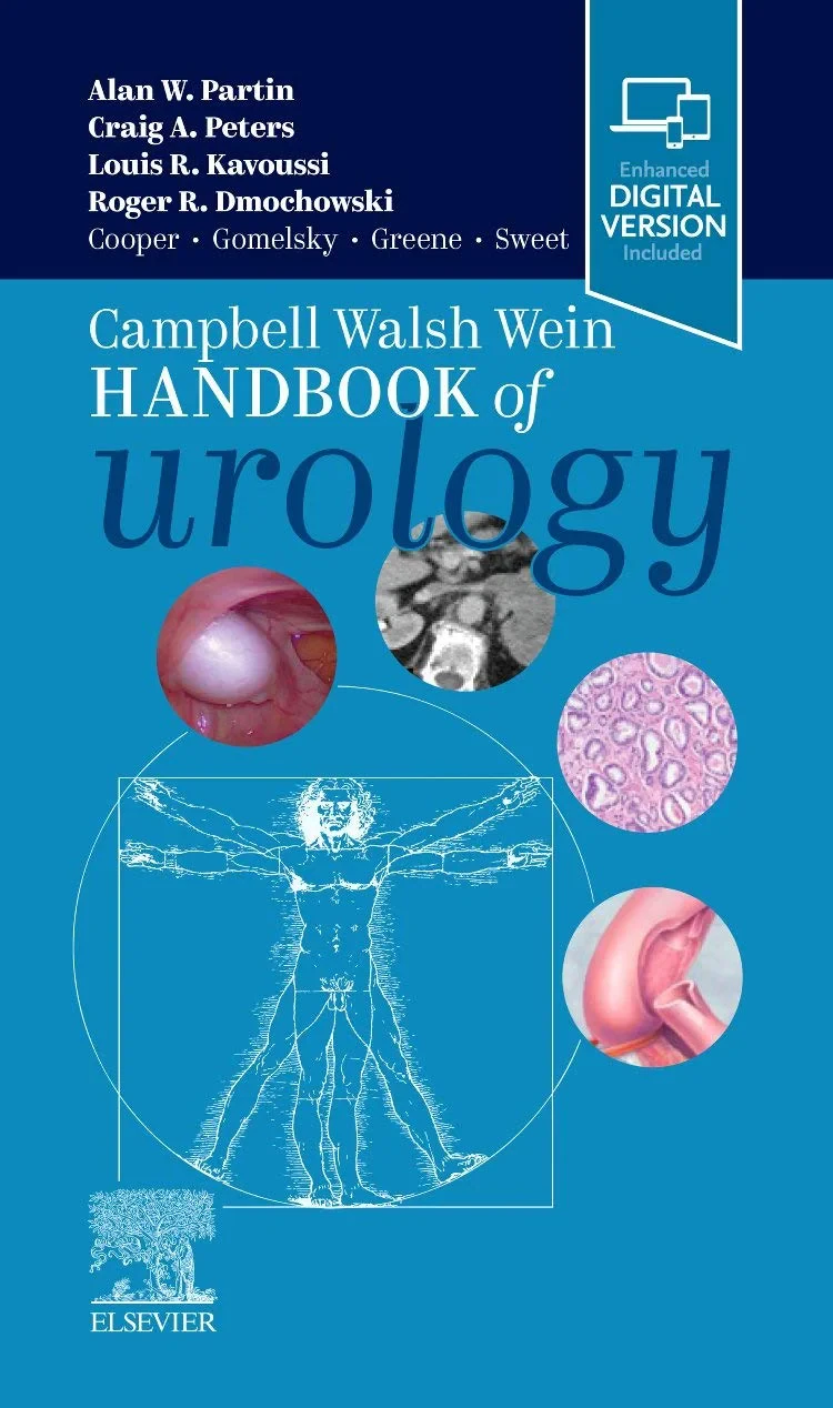 Coperta cărții "Campbell Walsh Wein Handbook of Urology" de Craig A. Peters MD FACS FAAP, Alan W. Partin MD PhD (Author), Louis R. Kavoussi MD MBA (Author)