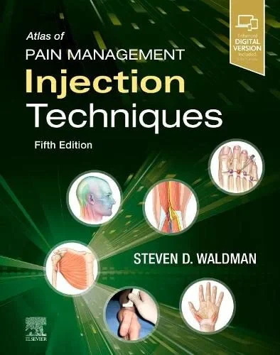 Coperta cărții "Atlas of Pain Management Injection Techniques" de Steven D. Waldman