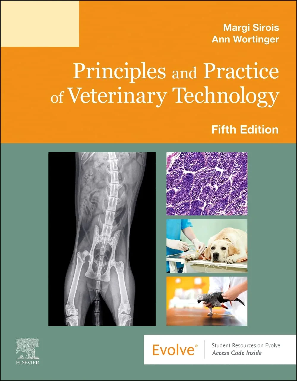 Coperta cărții "Principles and Practice of Veterinary Technology" de Ann Wortinger