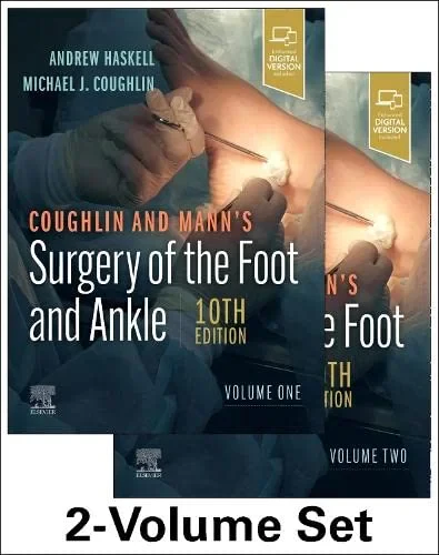 Coperta cărții "Coughlin and Mann’s Surgery of the Foot and Ankle, 2-Volume Set" de Andrew Haskell MD, Michael J. Coughlin MD