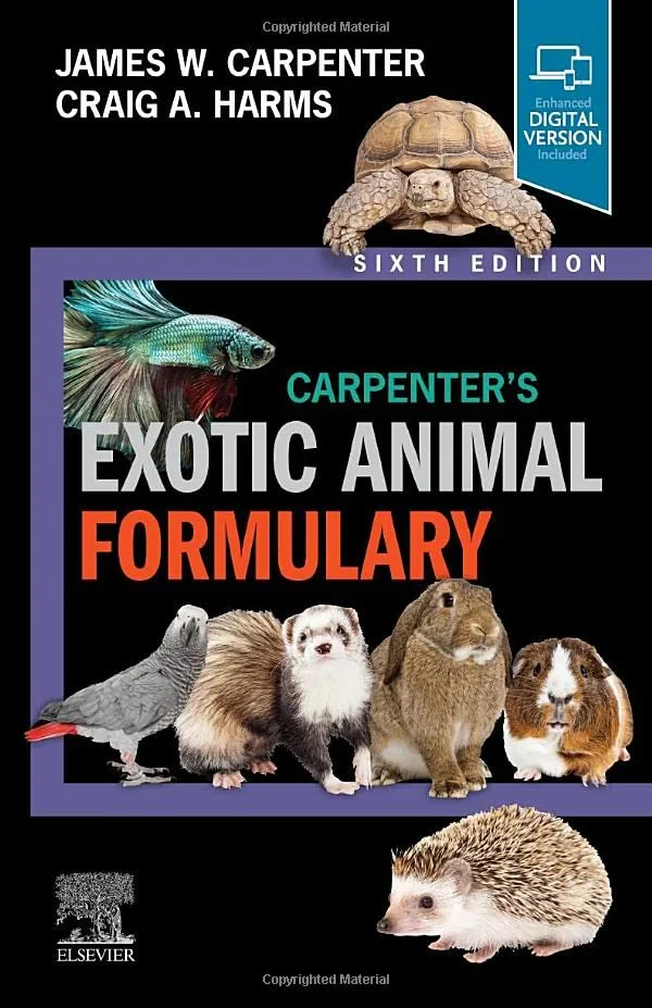 Coperta cărții "Carpenter's Exotic Animal Formulary" de James W. Carpenter, Craig Harms