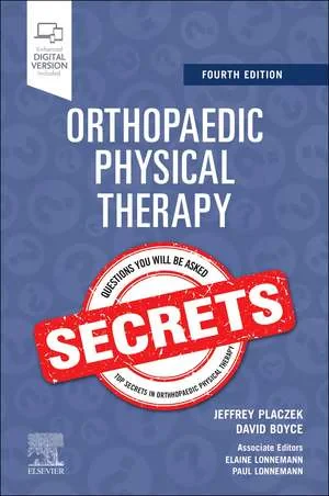 Coperta cărții "Orthopaedic Physical Therapy Secrets, 4th Edition" de Jeffrey D. Placzek, David A. Boyce