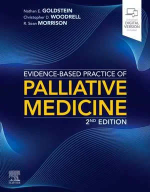 Coperta cărții "Evidence-Based Practice of Palliative Medicine" de Nathan E Goldstein, Christopher D. Woodrell, R. Sean Morrison