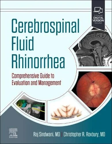 Coperta cărții "Cerebrospinal Fluid Rhinorrhea" de Raj Sindwani, Christopher Roxbury
