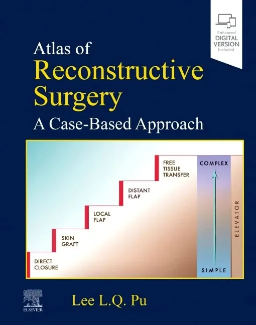 Coperta cărții "Atlas of Reconstructive Surgery" de Lee L.Q. Pu MD PhD FACS FICS