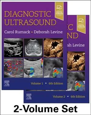 Coperta cărții "Diagnostic Ultrasound, 2-Volume Set" de Carol M. Rumack, Deborah Levine
