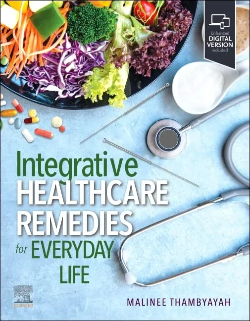 Coperta cărții "Integrative Healthcare Remedies for Everyday Life" de Malinee Thambyayah