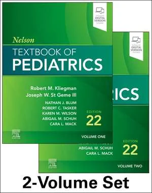 Coperta cărții "Nelson Textbook of Pediatrics, 2-Volume Set, 22nd Edition" de Robert M. Kliegman, Joseph W. St. Geme III